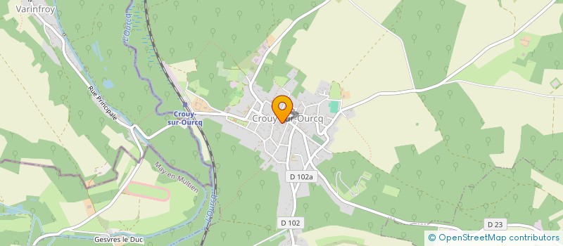 localisation de l'entreprise DECOUVERTE  CROUY-SUR-OURCQ