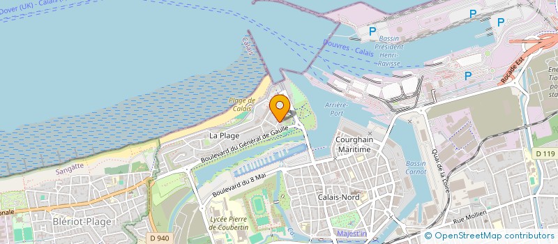 localisation de l'entreprise DECOUVERTE DE LA LANGUE ET DE LA CULTURE DE RUSSIE  CALAIS