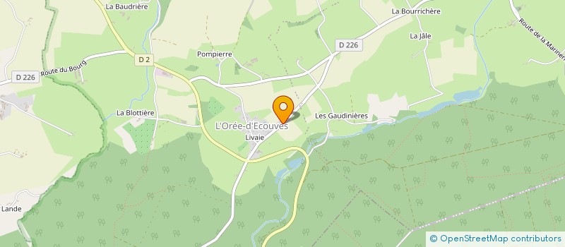 localisation de l'entreprise DECOUVERTE DE LA NATURE à L'OREE-D'ECOUVES