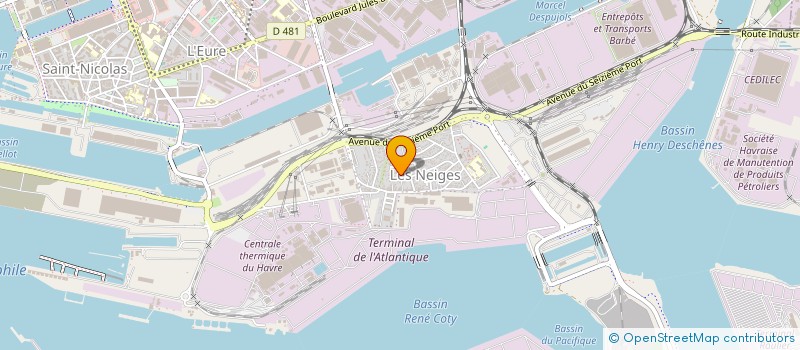 localisation de l'entreprise DECOUVERTE DE TALENTS  LE HAVRE