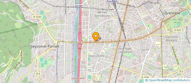 localisation de l'entreprise DECOUVERTE DU MONDE ET SES MUSIQUES à GRENOBLE