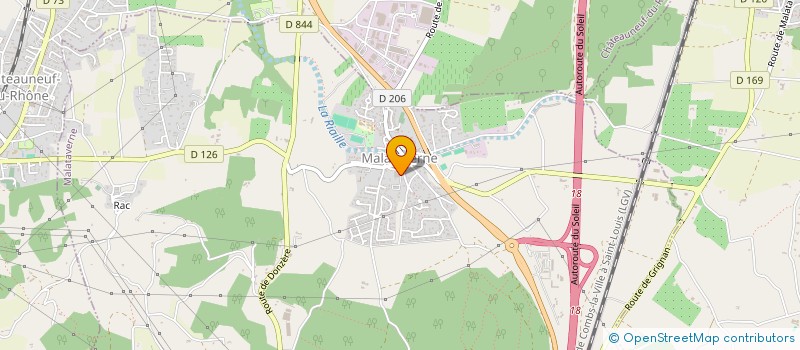 localisation de l'entreprise DECOUVERTE ET MEMOIRE CASTELNEUVOISES  CHATEAUNEUF-DU-RHONE