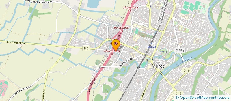 localisation de l'entreprise DECOUVERTE SPORTIVE AUTOMOBILE  MURET