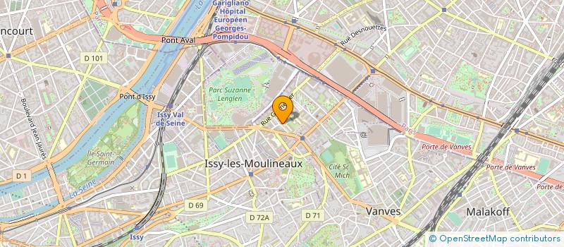 localisation de l'entreprise DECOUVERTES à ISSY-LES-MOULINEAUX