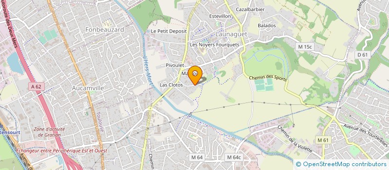 localisation de l'entreprise DECOUVERTES DEDICACE à LAUNAGUET