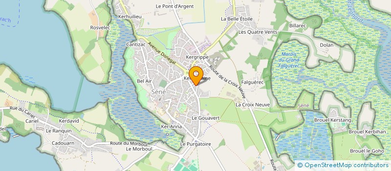 localisation de l'entreprise DECOUVERTES E BREIZH à SENE