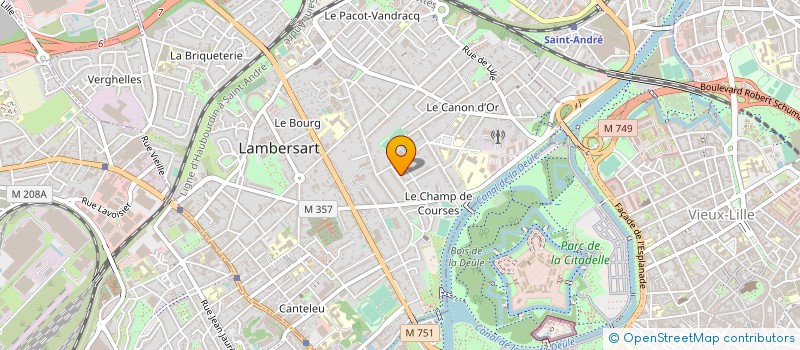 localisation de l'entreprise DECOUVERTES ET LOISIRS à LAMBERSART
