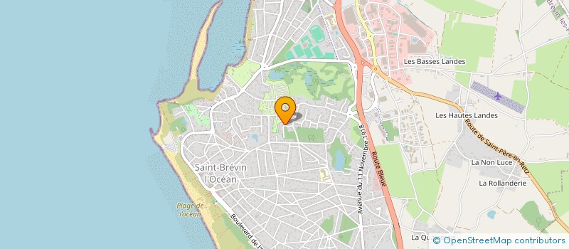 localisation de l'entreprise DECOUVERTES ET LOISIRS ECOLE PAUL FORT à SAINT-BREVIN-LES-PINS