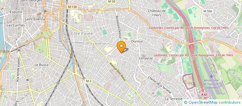 localisation de l'entreprise DECOUVERTES ET PARTAGES DES ARTS à TOULOUSE