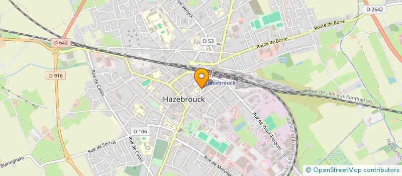 localisation de l'entreprise DECOUVERTES LE PRESTIGE DE L IMAGE à HAZEBROUCK