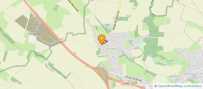localisation de l'entreprise DECOUVERTES, RANDONNEES JENLAIN à JENLAIN