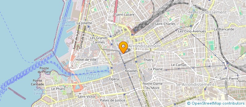 localisation de l'entreprise DECOUVERTES SOLIDAIRES, CULTURELLES, D ICI ET D AILLEURS à MARSEILLE