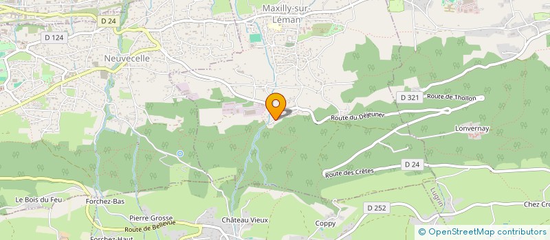 localisation de l'entreprise DECOUVERTES VACANCES  SAINT-PAUL-EN-CHABLAIS