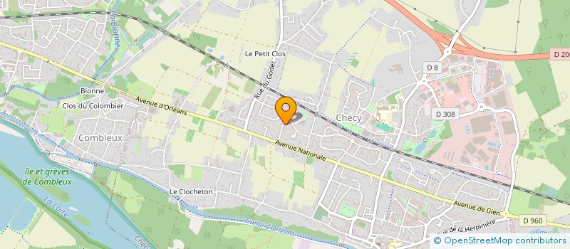 localisation de l'entreprise DECOUVRIR ET APPRIVOISER LE NUMERIQUE à CHECY