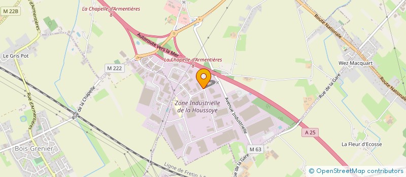 localisation de l'entreprise DECOUVRIR FOURNIR INNOVER à LA CHAPELLE-D'ARMENTIERES