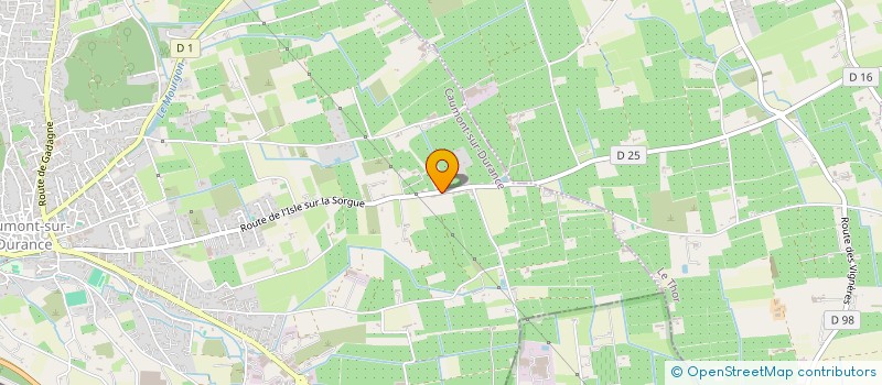 localisation de l'entreprise DECOUVRIR RESTER JEUNE à CAUMONT-SUR-DURANCE