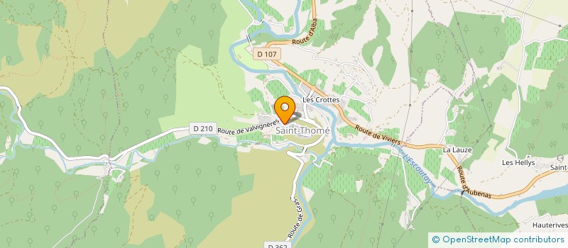 localisation de l'entreprise DECOUVRIR SAINT MONTAN ET SES ENVIRONS  SAINT-MONTAN