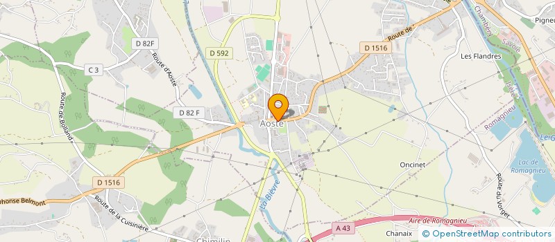 localisation de l'entreprise DECOUX VINCENT  AOSTE