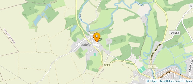 localisation de l'entreprise DECOVA à CHAUDEFONTAINE