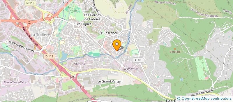localisation de l'entreprise DECOVA à VITROLLES