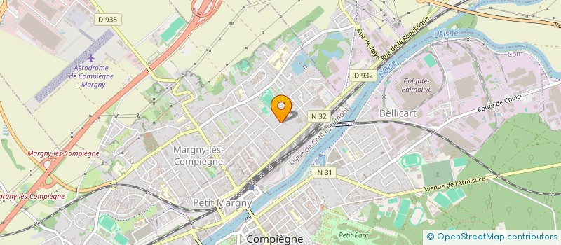 localisation de l'entreprise DECOVAC  MARGNY-LES-COMPIEGNE