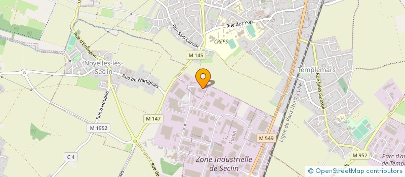 localisation de l'entreprise DECOVAL SERVIPACK à WATTIGNIES