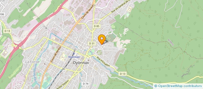 localisation de l'entreprise DECOVER INTERNATIONAL à OYONNAX