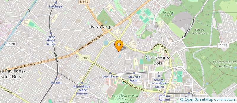 localisation de l'entreprise DECOVERT à LIVRY-GARGAN