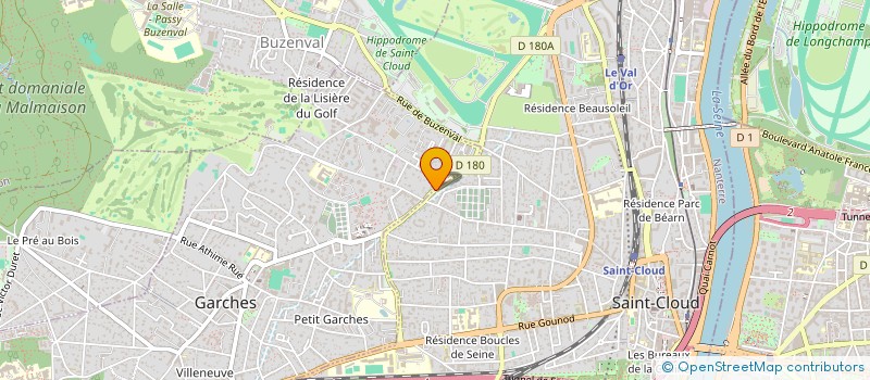 localisation de l'entreprise DECOVERT PAYSAGES à GARCHES