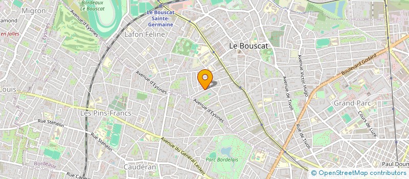 localisation de l'entreprise DECR à LE BOUSCAT