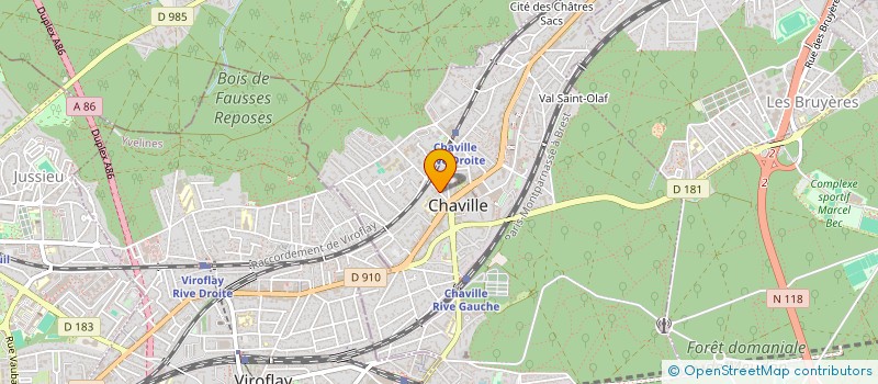 localisation de l'entreprise DECRE-FRERES à CHAVILLE