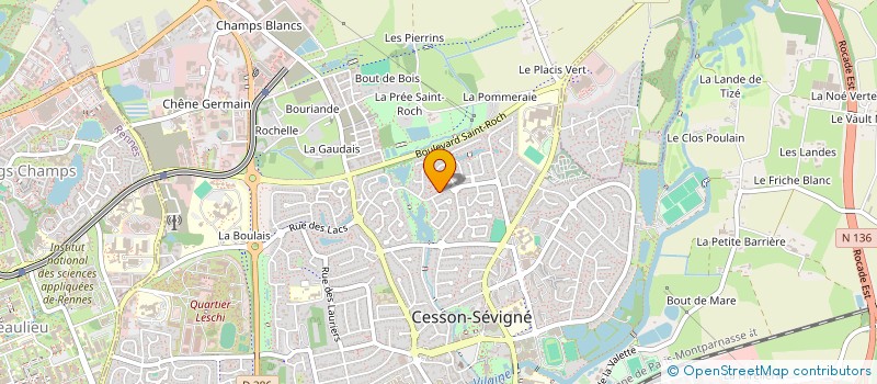 localisation de l'entreprise DECRE TECH  CESSON-SEVIGNE