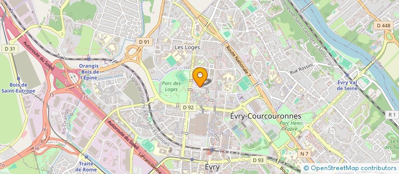 localisation de l'entreprise DECREB RENOVATION  EVRY-COURCOURONNES