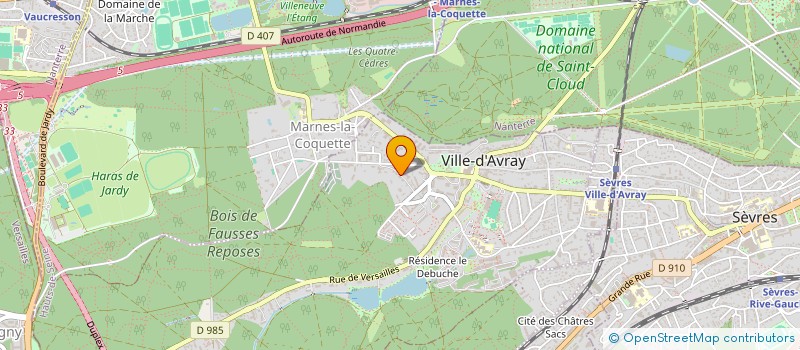 localisation de l'entreprise DECRESSAC CONSEIL ET COMMUNICATION  VILLE-D'AVRAY