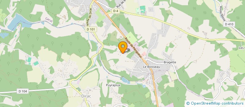 localisation de l'entreprise DECRESSAT FINANCES  SAINT-CLAUD