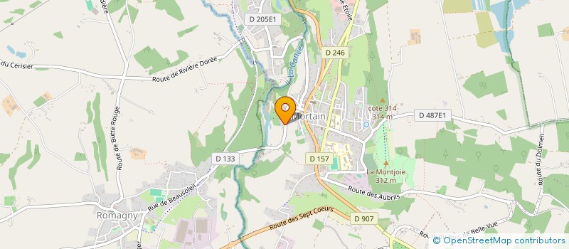 localisation de l'entreprise DECRETON  MORTAIN-BOCAGE