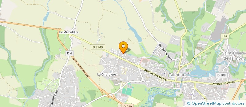 localisation de l'entreprise DECRETON IMMOBILIER  TALMONT-SAINT-HILAIRE