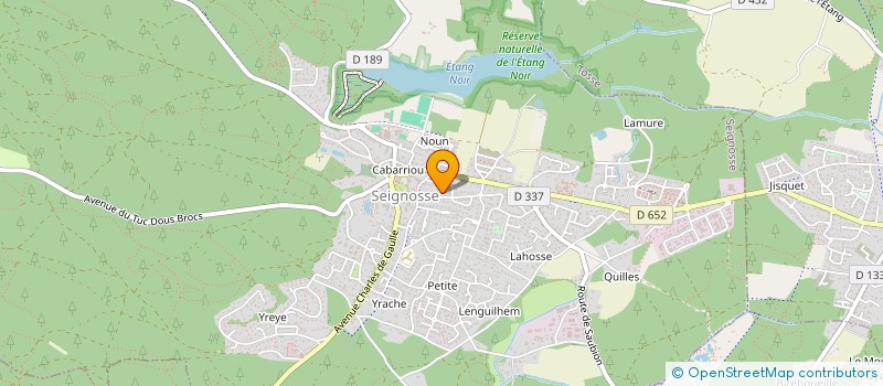 localisation de l'entreprise DECREUSEFOND DELAFOSSE  SEIGNOSSE