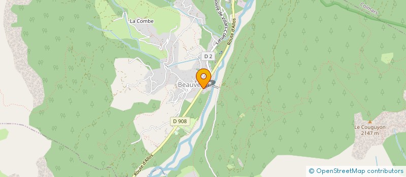 localisation de l'entreprise DECREVEL ET  CASTRO  COLMARS