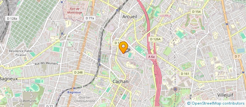localisation de l'entreprise DECROCHER LES ETOILES  ARCUEIL
