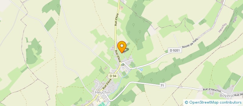 localisation de l'entreprise DECROIX JEREMY  HEUCHIN