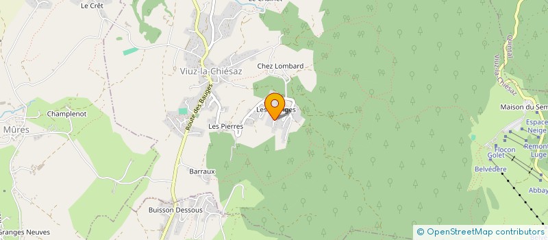 localisation de l'entreprise DECROIX MONTICELLO  VIUZ-LA-CHIESAZ