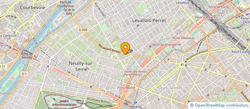 localisation de l'entreprise DECROIX PARIS à NEUILLY-SUR-SEINE