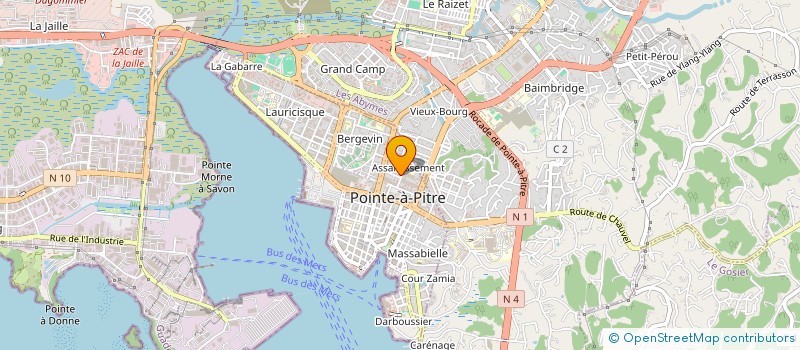 localisation de l'entreprise DECROOCQ ALIZE  LE GOSIER