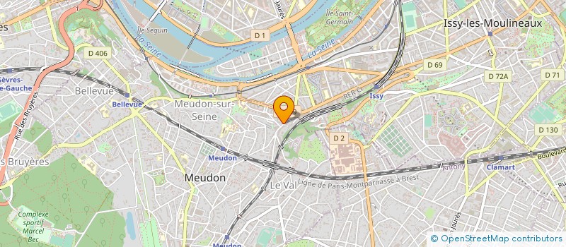 localisation de l'entreprise DECRYPTAGES à MEUDON