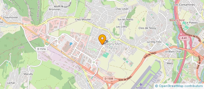 localisation de l'entreprise DECRYPTED  EPAGNY METZ-TESSY