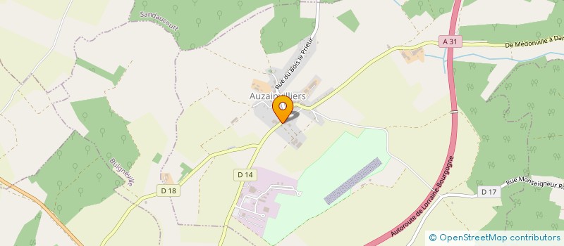 localisation de l'entreprise DECUENCA  AUZAINVILLIERS