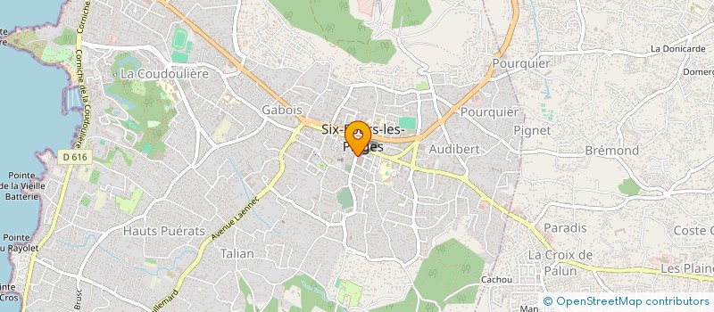 localisation de l'entreprise DECUGIS YVES ET AUDIBERT MARTINE à SIX-FOURS-LES-PLAGES