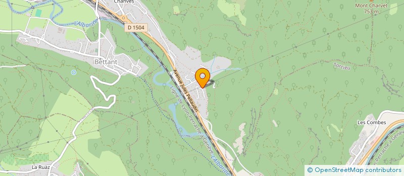 localisation de l'entreprise DECULLIER FRERES  AMBERIEU-EN-BUGEY