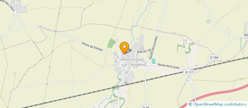 localisation de l'entreprise DECUPLIS  MONTEIGNET-SUR-L'ANDELOT